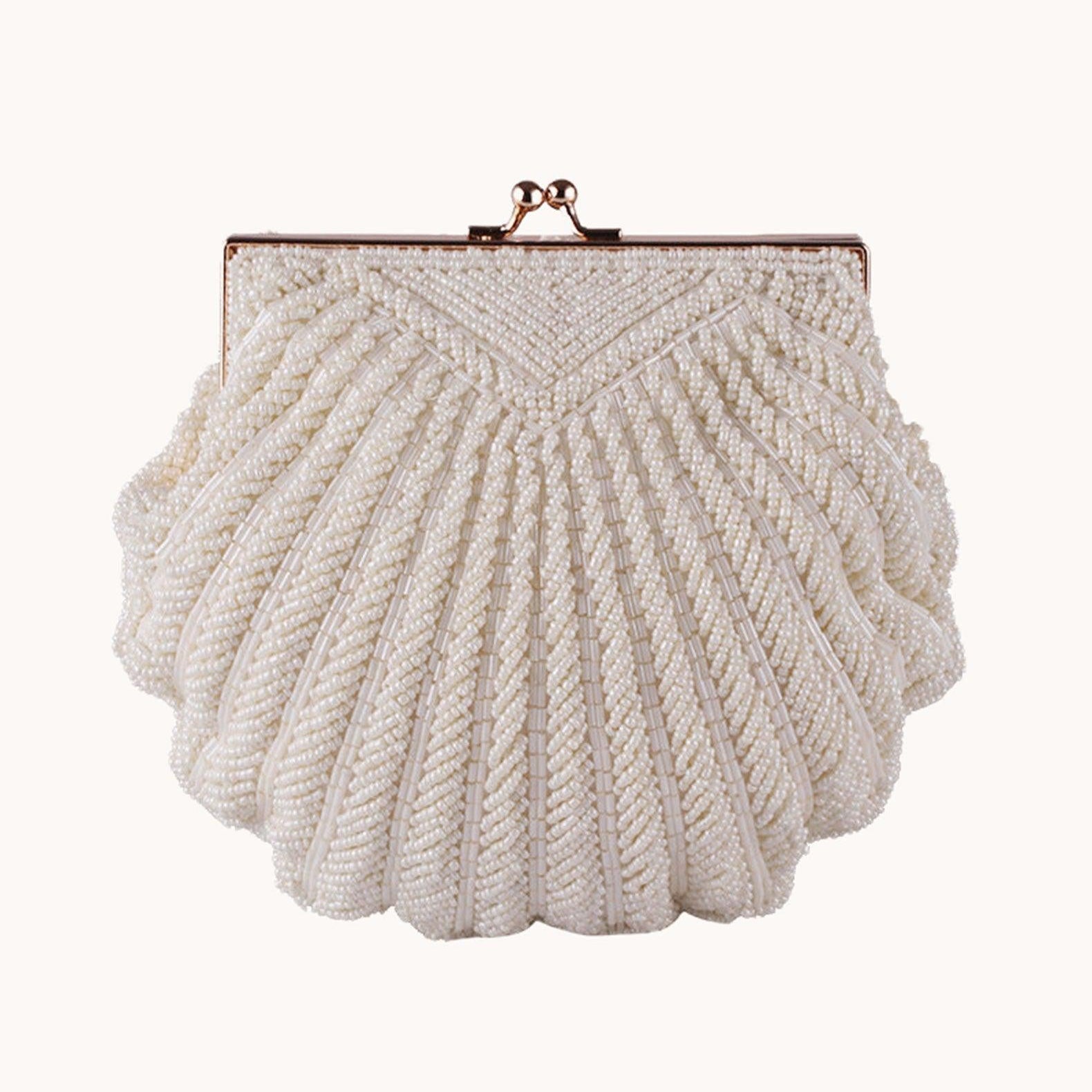 Pearl Shell Clutch Bag